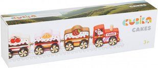 Деревянная игрушка Сubika Поезд Сakes (15382), комбинированый