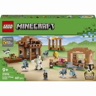 Конструктор Lego Нападение вызывателя на село Minecraft (21596)
