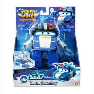 Игровая фигурка-трансформер Super Wings Transforming Люси (Lucie), 12.5см (EU780235)