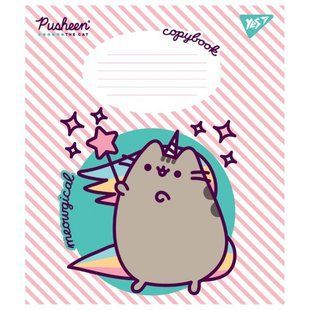 Тетрадь ученическая А5 12 линия, YES Pusheen, 766293