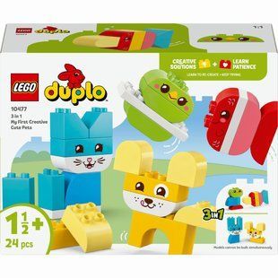 Конструткор LEGO DUPLO My First Чарівні творчі домашні улюбленці 3 в 1 (10477)