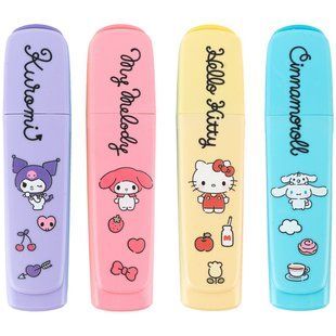 Маркер Highlighter Kite Hello Kitty and friends (HK26-444), набор из 4-х цветов