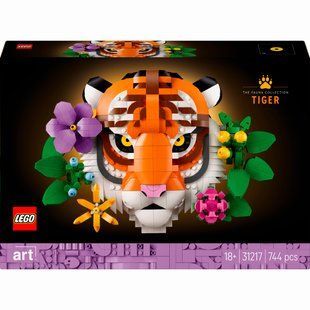 Конструктор Lego Art Коллекция фауны - Тигр (31217), комбинированый