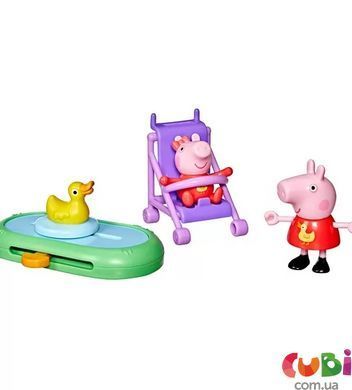 Ігровий набір PEPPA FIGURINES серії "Моменти з Пеппою" &ndash; СЕСТРИЧКИ НА ПРОГУЛЯНЦІ