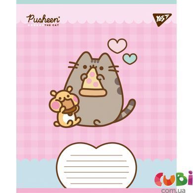 767611 А5 18 лін. Yes Pusheen Weekend, зошит учнівський шкільний