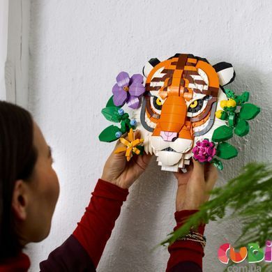 Конструктор Lego Art Коллекция фауны - Тигр (31217), комбинированый