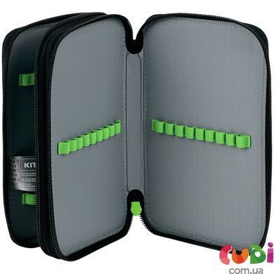 Пенал Kite 2 отделения, без наполнения 623 Digital (K26-623-2), Чорний
