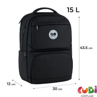 Рюкзак GoPack Teens GO26-150L, Чорний