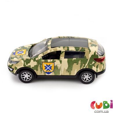 Автомодель серії "Шеврони Героїв" - KIA SPORTAGE R - "56 ОМПБр"