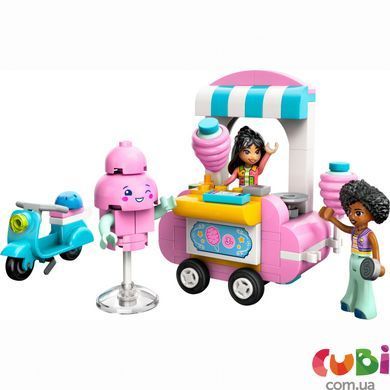 Конструктор Lego Friends Ятка із солодкою ватою та скутер (42643), комбінований