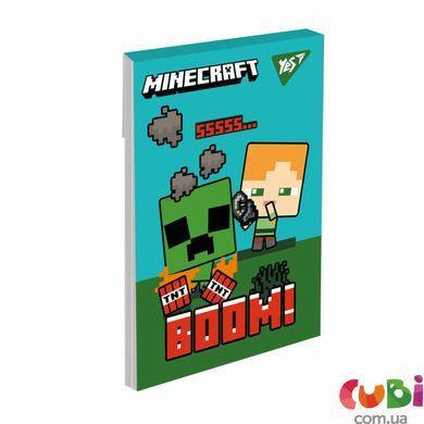 Блокнот YES А7/48 кл клей YES Minecraft (152110)