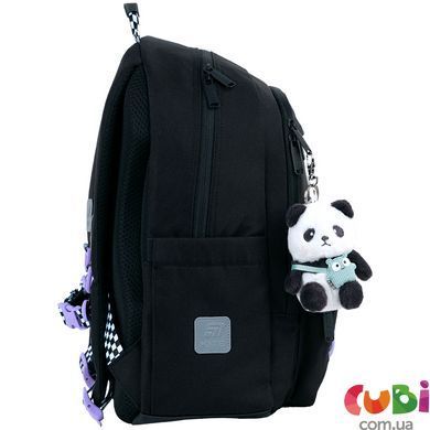 Рюкзак шкільний Kite Education Panda Love (K26-584M-2), Чорний