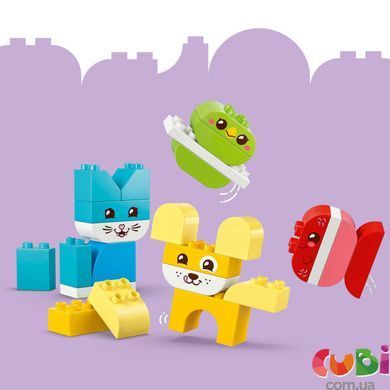 Конструткор LEGO DUPLO My First Чарівні творчі домашні улюбленці 3 в 1 (10477)