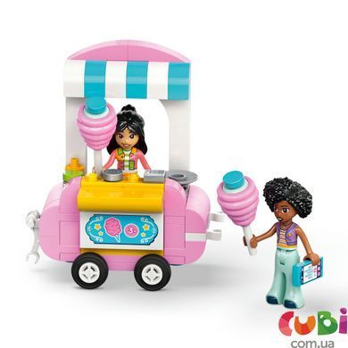 Конструктор Lego Friends Ятка із солодкою ватою та скутер (42643), комбінований