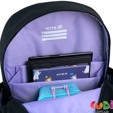 Рюкзак шкільний Kite Education Panda Love (K26-584M-2), Чорний