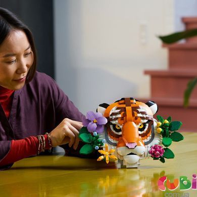 Конструктор Lego Art Коллекция фауны - Тигр (31217), комбинированый