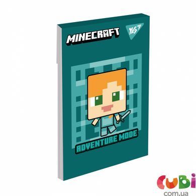 Блокнот YES А7/48 кл клей YES Minecraft (152110)
