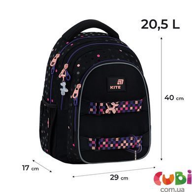 Рюкзак Kite Education teens 8001M-1 (K26-8001M-1), Чорний