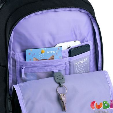 Рюкзак шкільний Kite Education Panda Love (K26-584M-2), Чорний