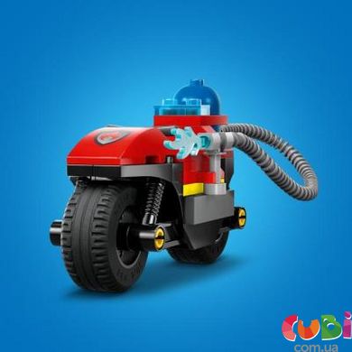 Конструктор дитячий ТМ Lego Пожежний рятувальний мотоцикл (60410)