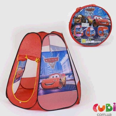 78954 Палатка детская Машинки 8006 C (48 2) 120 х110 х110 см, в сумці [ПВХ сумка] - 6969591470514