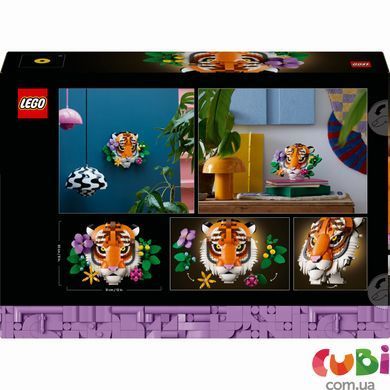 Конструктор Lego Art Коллекция фауны - Тигр (31217), комбинированый