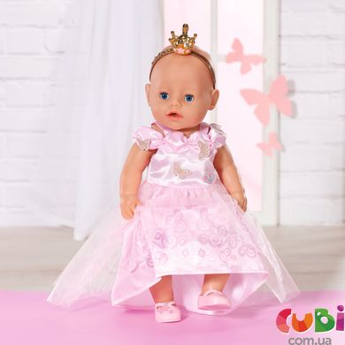 Набір одягу для ляльки BABY BORN - ПРИНЦЕСА (сукня, туфлі, корона)