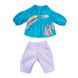 Набір одягу для ляльки Baby Born Кежуал костюм сестрички блакитний (828212-2)