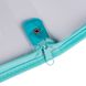 Папка-портфель Yes FC на блискавці з тканинними ручками Glamour бірюзово-фіолетова