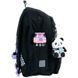 Рюкзак шкільний Kite Education Panda Love (K26-584M-2), Чорний