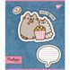 Тетрадь ученическая А5/12 лин. Да, Pusheen. Snack time.