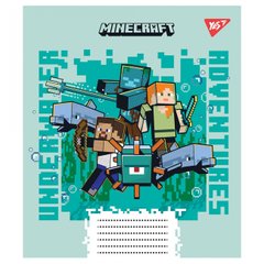Зошит учнівський А5/12 клітинка, Yes Minecraft. (766527)