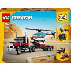 Конструктор детский Lego Бортовой грузовик с вертолетом (31146)