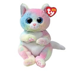 Дитяча іграшка м’яконабивна TY BEANIE BELLIES 41291 Райдужний кіт CAT