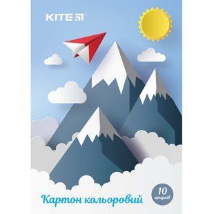 Цветной односторонний картон Kite (K17-1257)