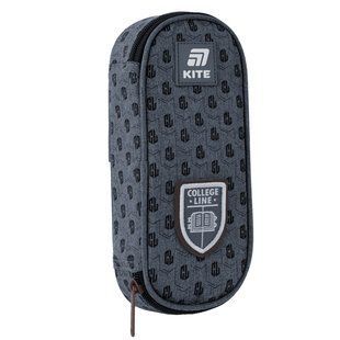 Пенал Kite College Line Мальчик K25-599-6, комбинированый