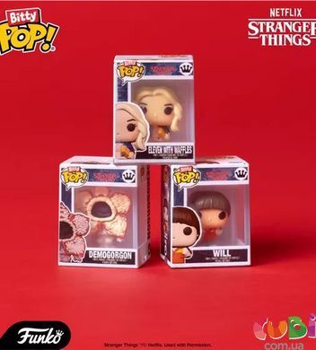 Набор игровых фигурок BITTY POP! cерии "Очень странные дела" - ДЕМОГОРГОН , комбинированый
