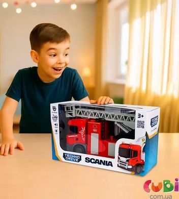 Автомодель серии "Big Truck" &ndash; ПОЖАРНАЯ МАШИНА SCANIA
