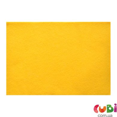 Фетр Santi м'який, темно-жовтий, 21*30см (10л) (741868)