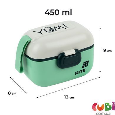 Ланчбокс Kite 450 мл зеленый (K25-1185-3)
