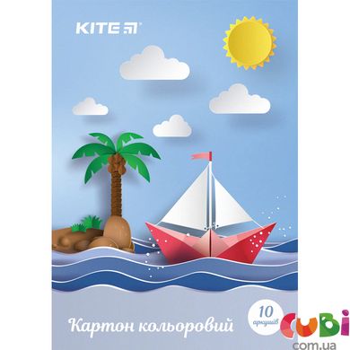 Картон цветной односторонний Kite (K17-1257)