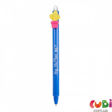 Ручка шариковая YES Cactus garden 0,7 мм синяя автоматическая (412008)