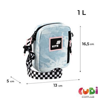 Сумка-кросбоді Kite Education teens 2520-1 (K26-2520-1), Блакитний