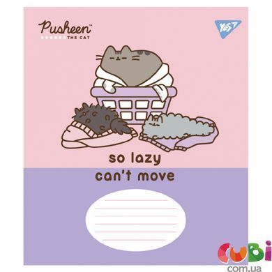 767613 А5 12 лін. Yes Pusheen The Cat, зошит учнівський шкільний