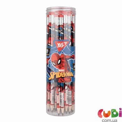 Олівець YES чорнографітний з гумкою, Marvel.Spiderman