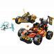 Конструктор Lego Комбіновані транспортні засоби Кая та Коула Ninjago (71864)