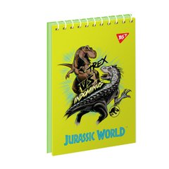 Зошит для записів YES А7 80 сторінок, спіраль Jurassic World, 151949