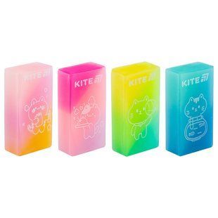 Гумка кольорова Kite Jelly cat, асорті (K24-143)