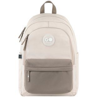 Рюкзак GoPack Education Teens 141L бежевый, коричневый (GO26-141L-1)