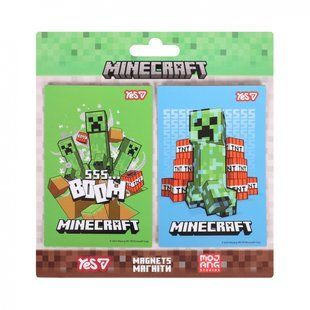 Магниты Yes "Minecraft", 6х9 см, 2 шт 1 (708552)